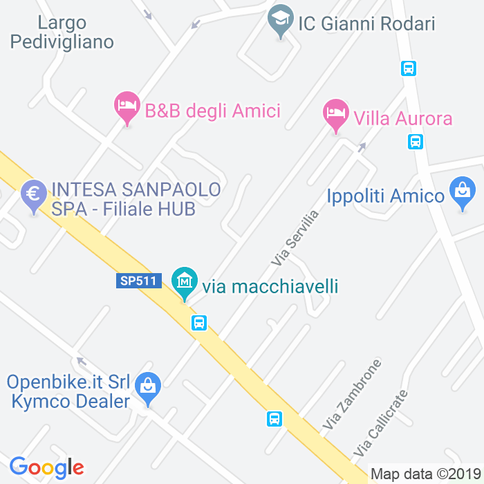 CAP di Via Zambrone a Roma