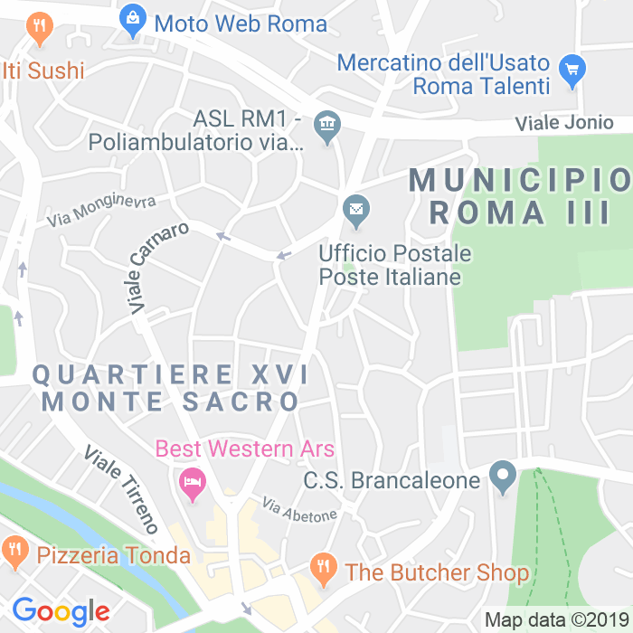 CAP di Viale Adriatico a Roma