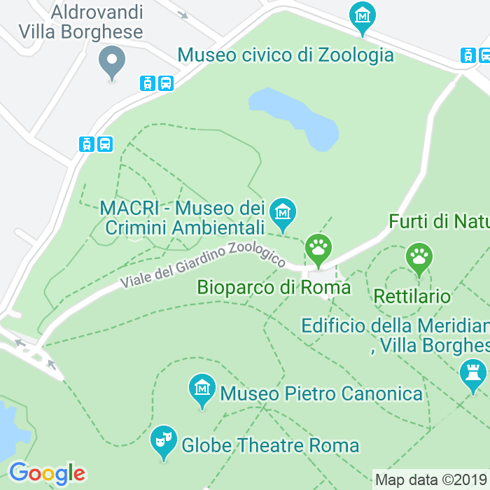 CAP di Viale Del Giardino Zoologico a Roma