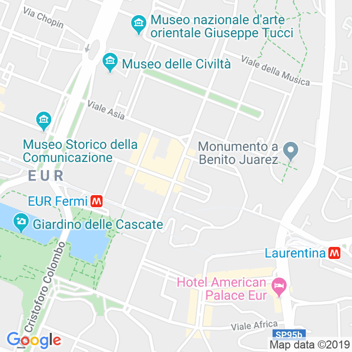 CAP di Viale Dell Arte a Roma
