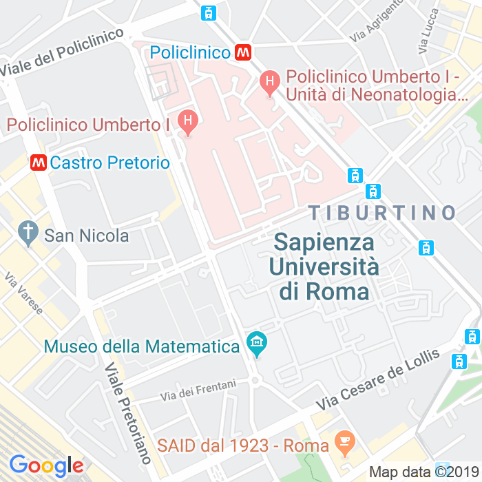 CAP di Viale Dell Universita a Roma