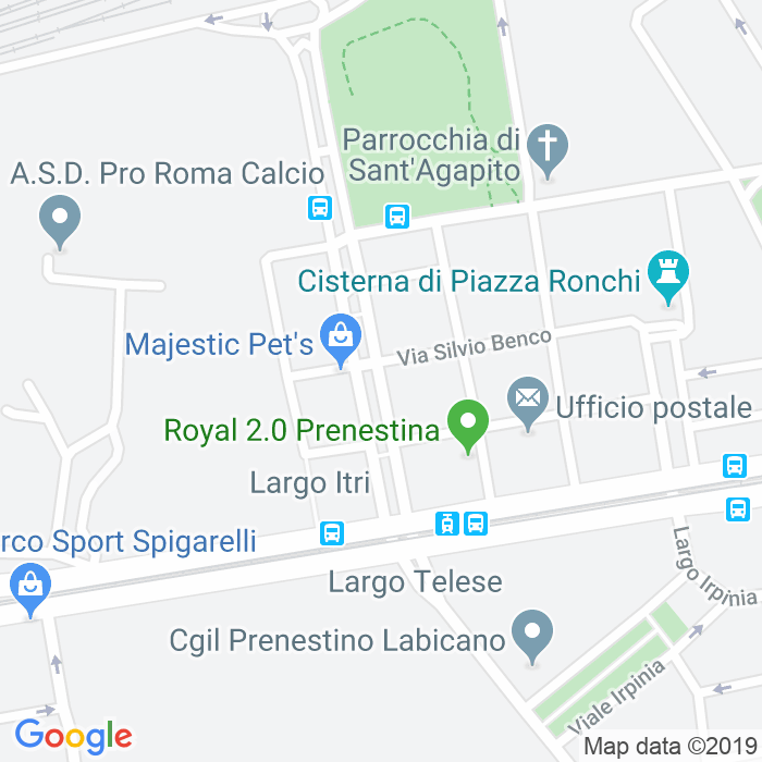CAP di Viale Della Stazione Prenestina a Roma