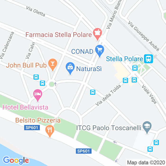 CAP di Viale Della Stella Polare a Roma