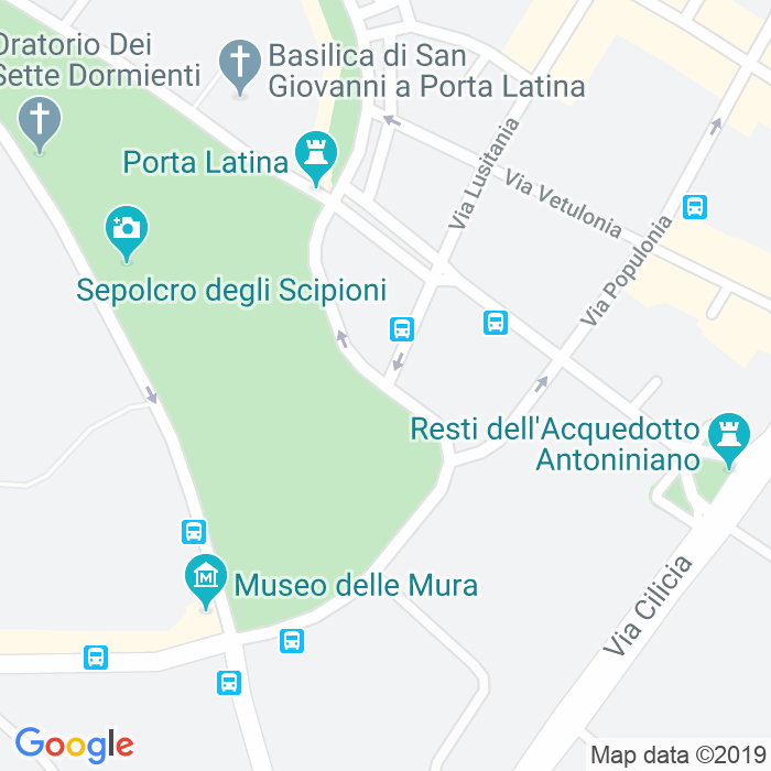 CAP di Viale Delle Mura Latine a Roma