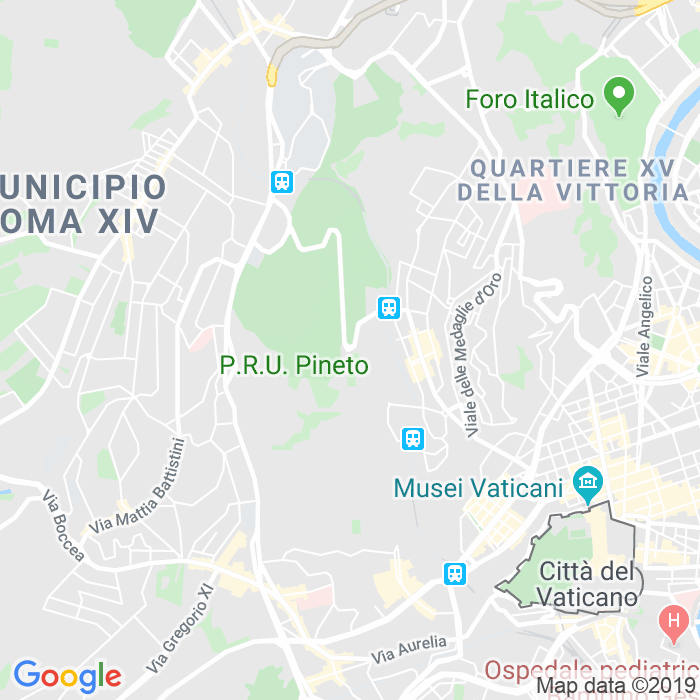 CAP di Viale Di Valle Aurelia a Roma