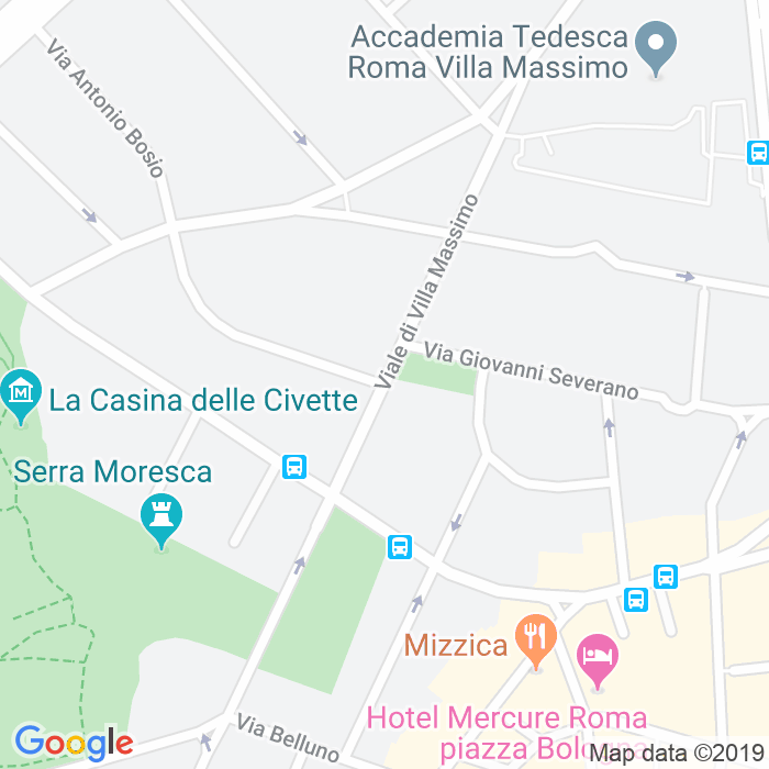 CAP di Viale Di Villa Massimo a Roma