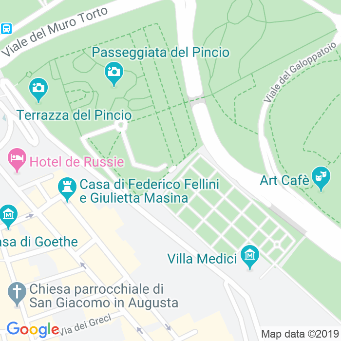 CAP di Viale Di Villa Medici a Roma
