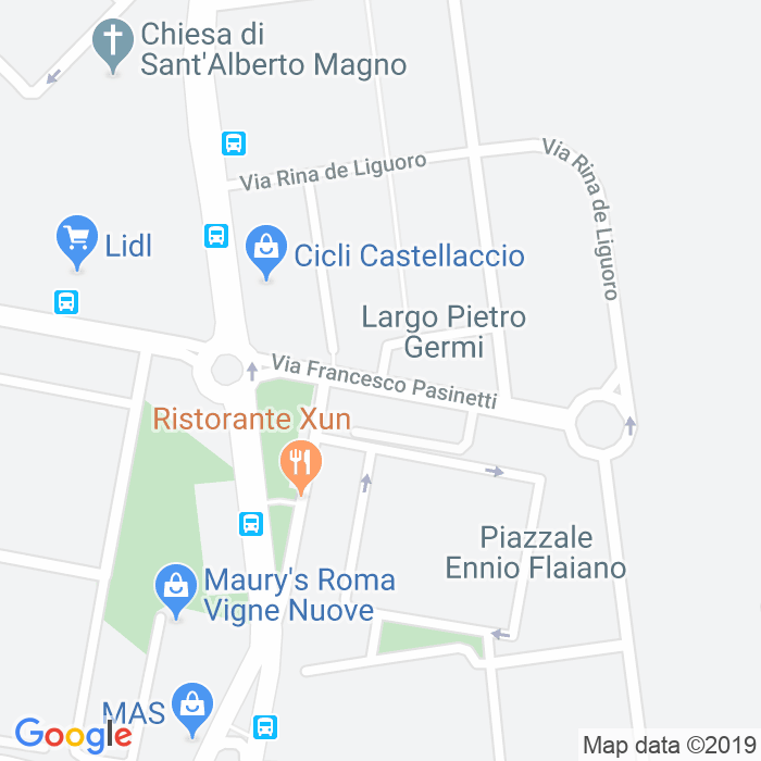 CAP di Viale Francesco Pasinetti a Roma