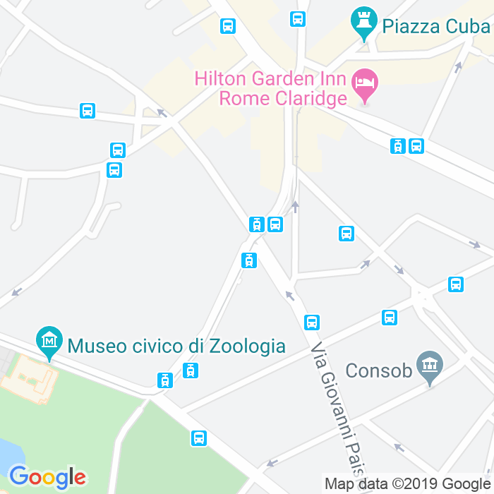 CAP di Viale Gioacchino Rossini a Roma