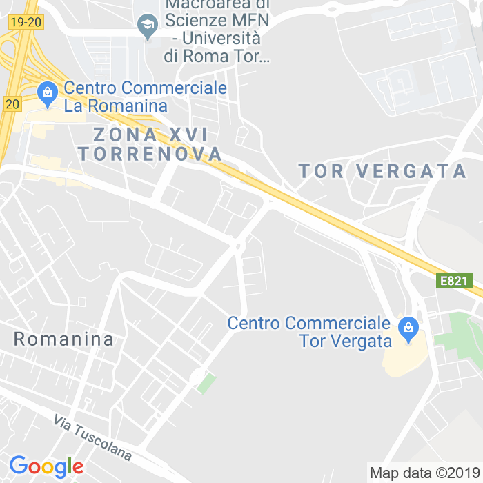 CAP di Viale Luigi Schiavonetti a Roma