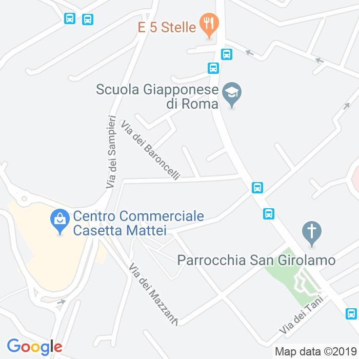 CAP di Vicolo Della Casetta Mattei a Roma
