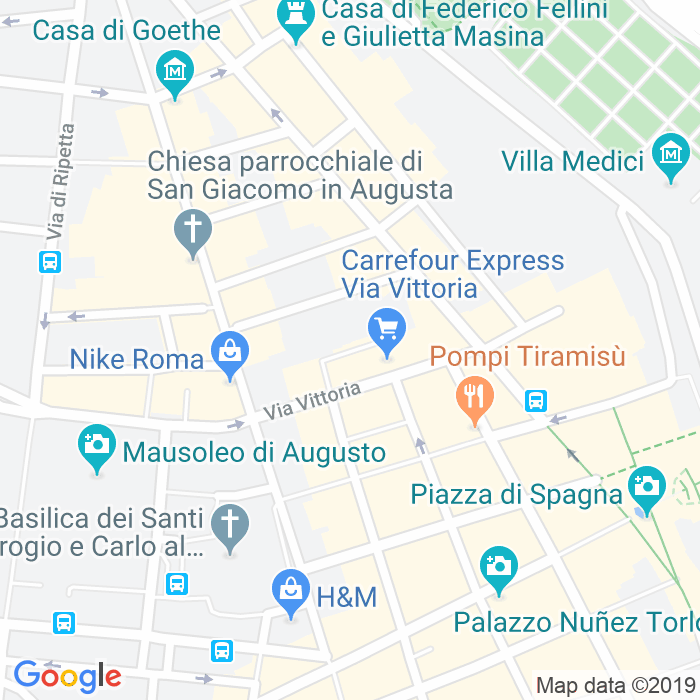 CAP di Vicolo Delle Orsoline a Roma