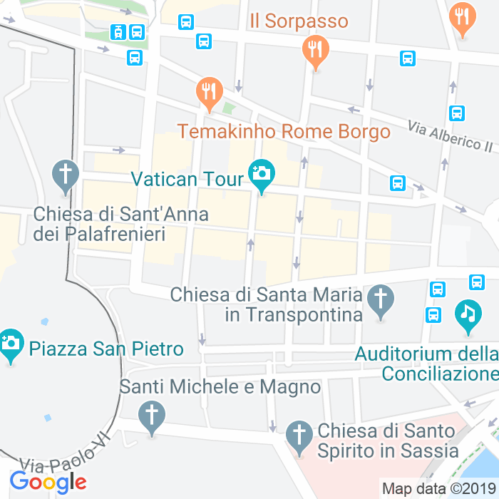 CAP di Vicolo Delle Palline a Roma