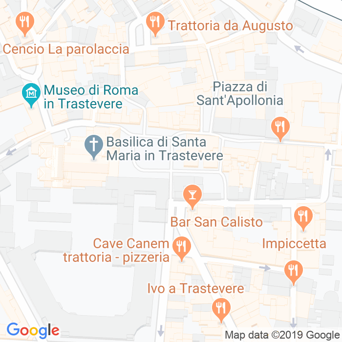 CAP di Vicolo Di Santa Maria In Trastevere a Roma